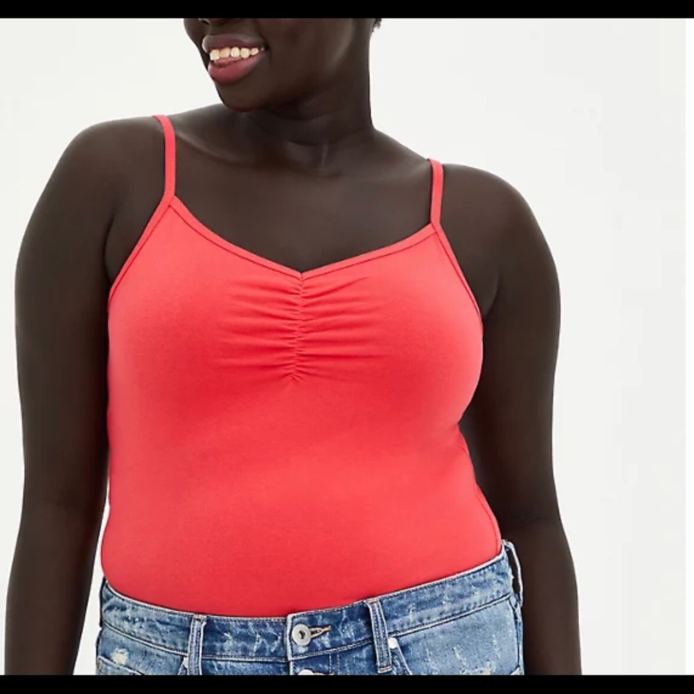 Torrid Berry 2X cinch front foxy cami